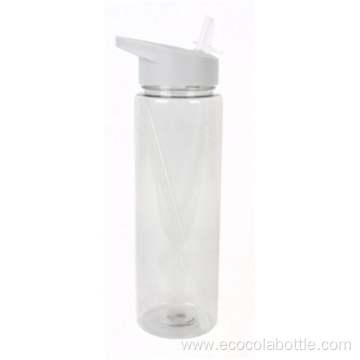 740mL Single Wall Water Bottle With Straw